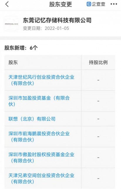 聯(lián)想投資記憶存儲 深化半導(dǎo)體布局，驅(qū)動技術(shù)創(chuàng)新